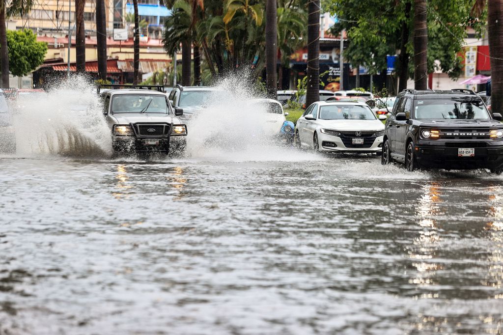 The Mexican government issued a tropical storm watch for parts of mainland Mexico.
