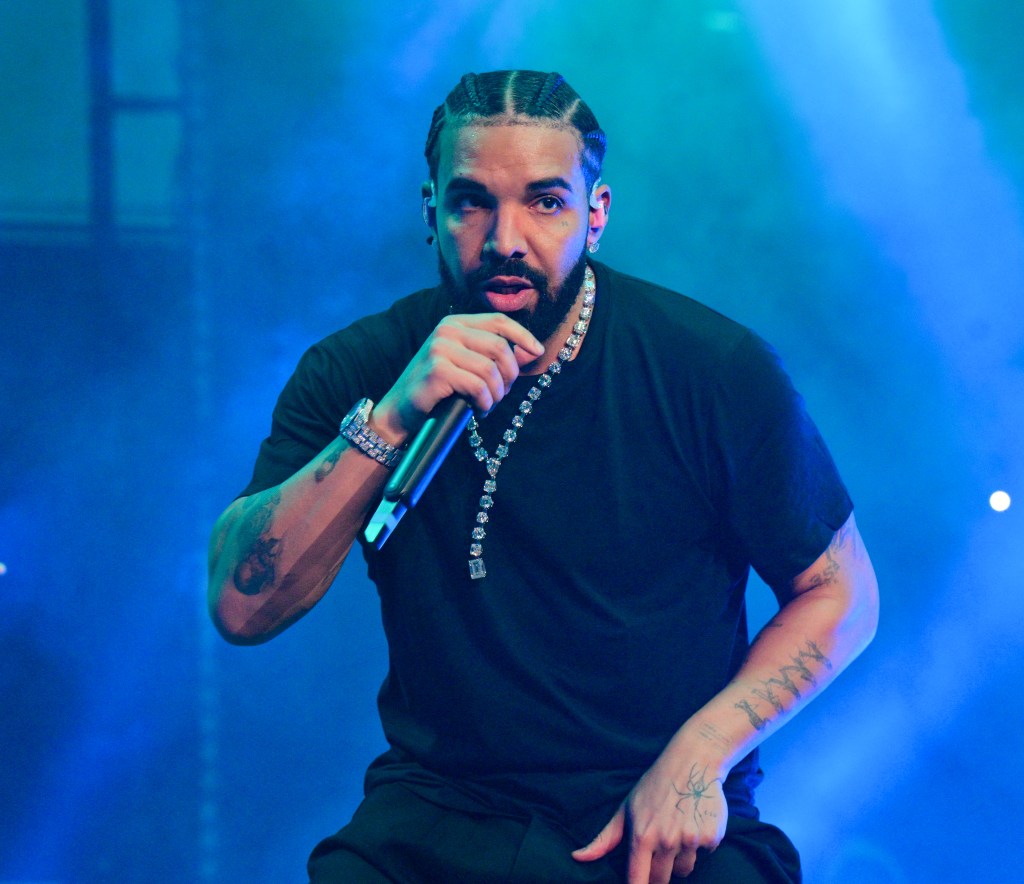  Rapper Drake performs onstage 