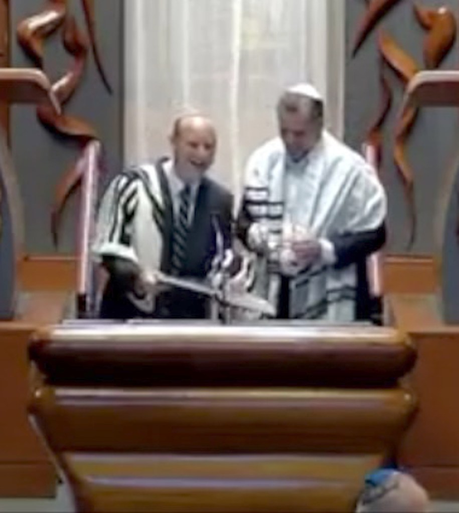 Rabbi Daniel Dorsch and Hunter Biden