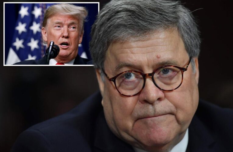 Bill Barr says federal cases against Trump will be tried before election and ‘chances are’ he will be convicted 
