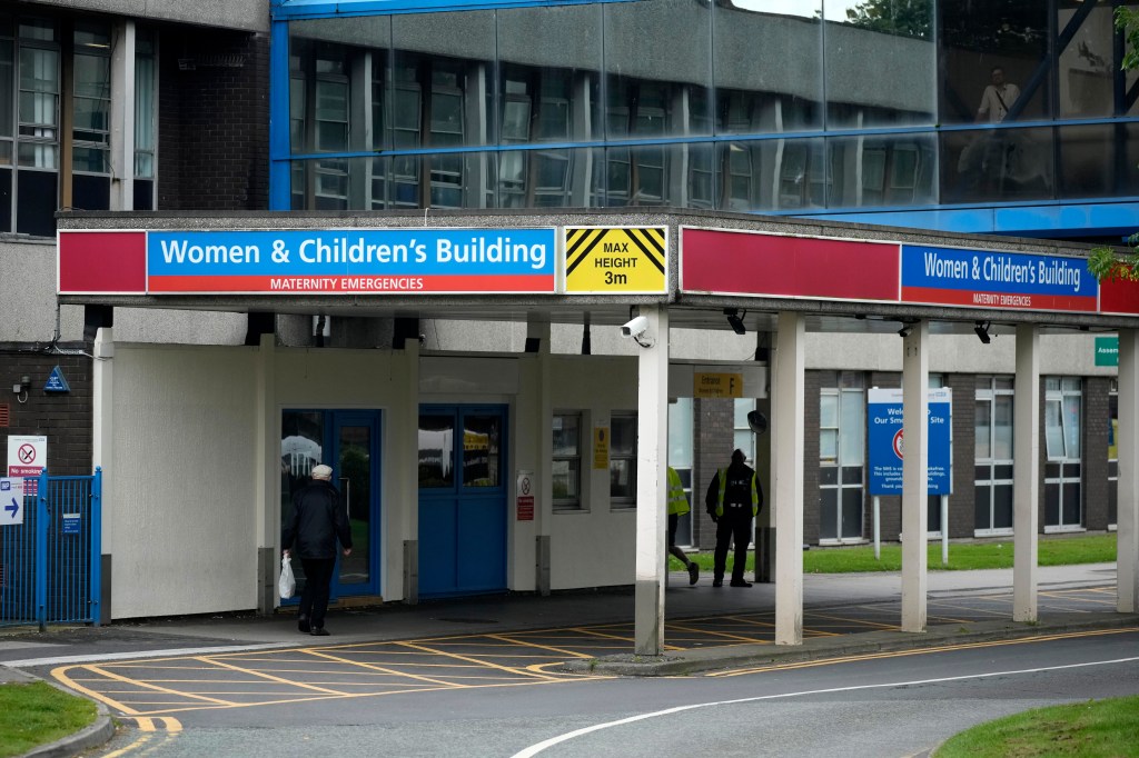 The Countess of Chester Hospital in the UK where nurse Lucy Letby murdered seven infants in her care.