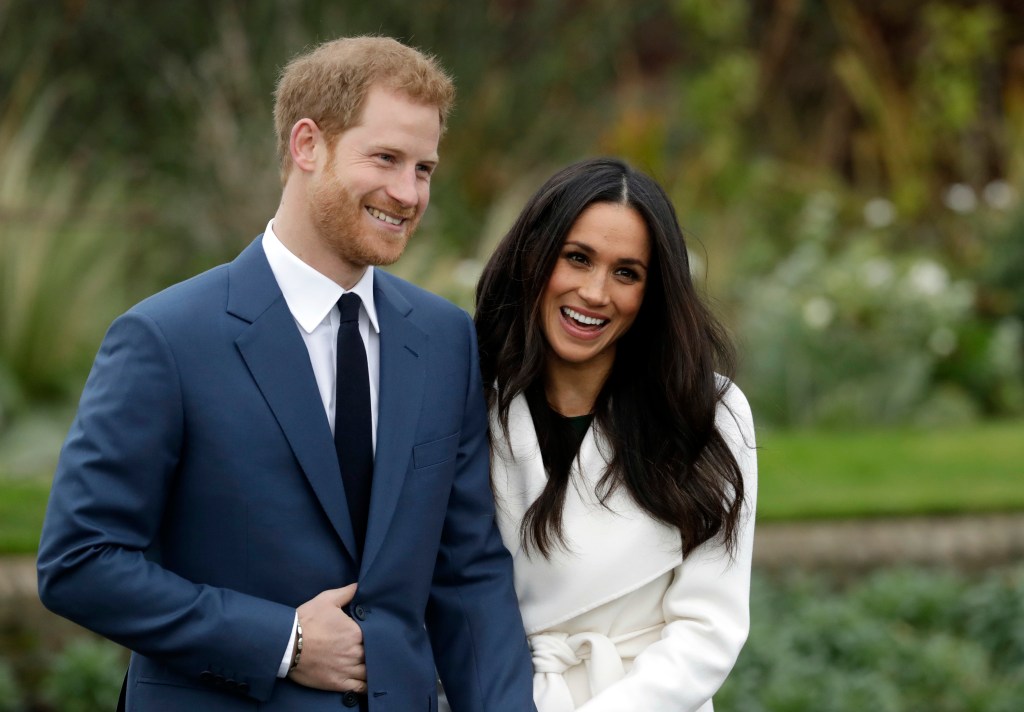 Photo of Prince Harry and Meghan Markle. 