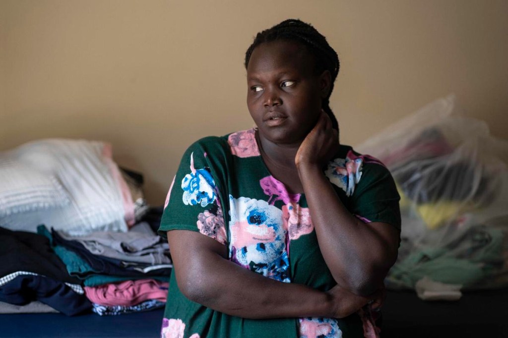 African migrant Josephine Amuna Loki, 30.