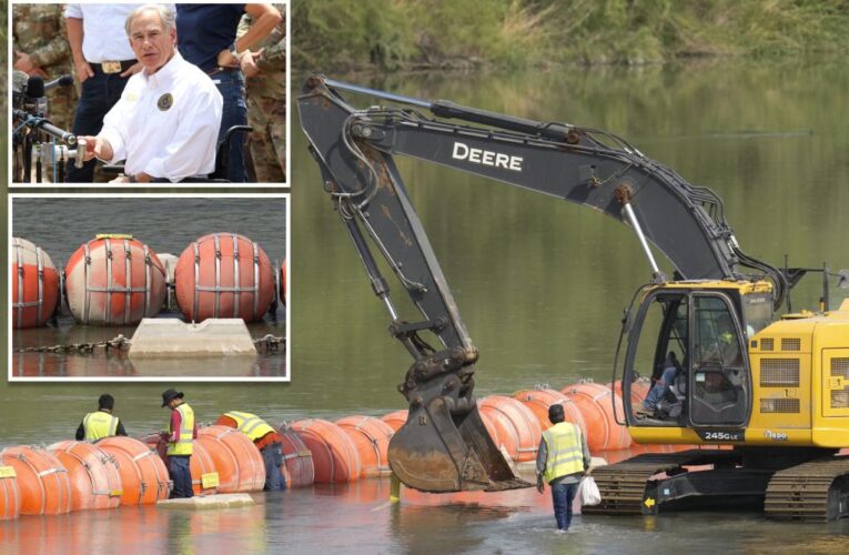 Texas Gov. Abbott says buoy border wall moved back into US territory after study found barrier mostly in Mexican waters 