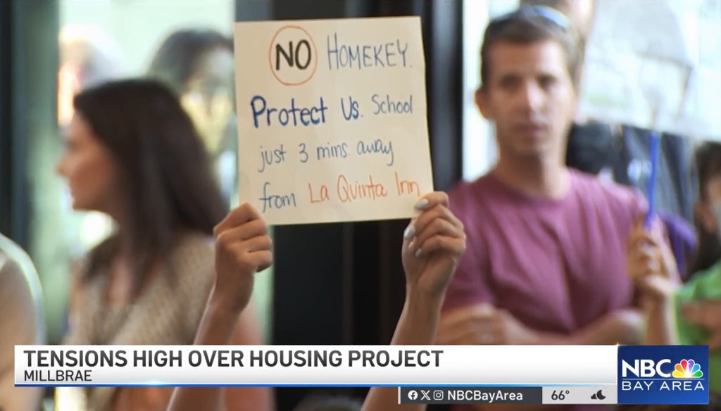 Milbrae residents have pointed out the proposed homeless shelter is near three schools.