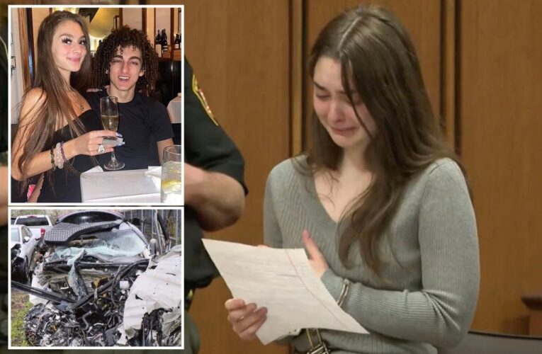 ‘Hell on wheels’ Ohio teen makes tearful apology as she’s sentenced for deadly crash