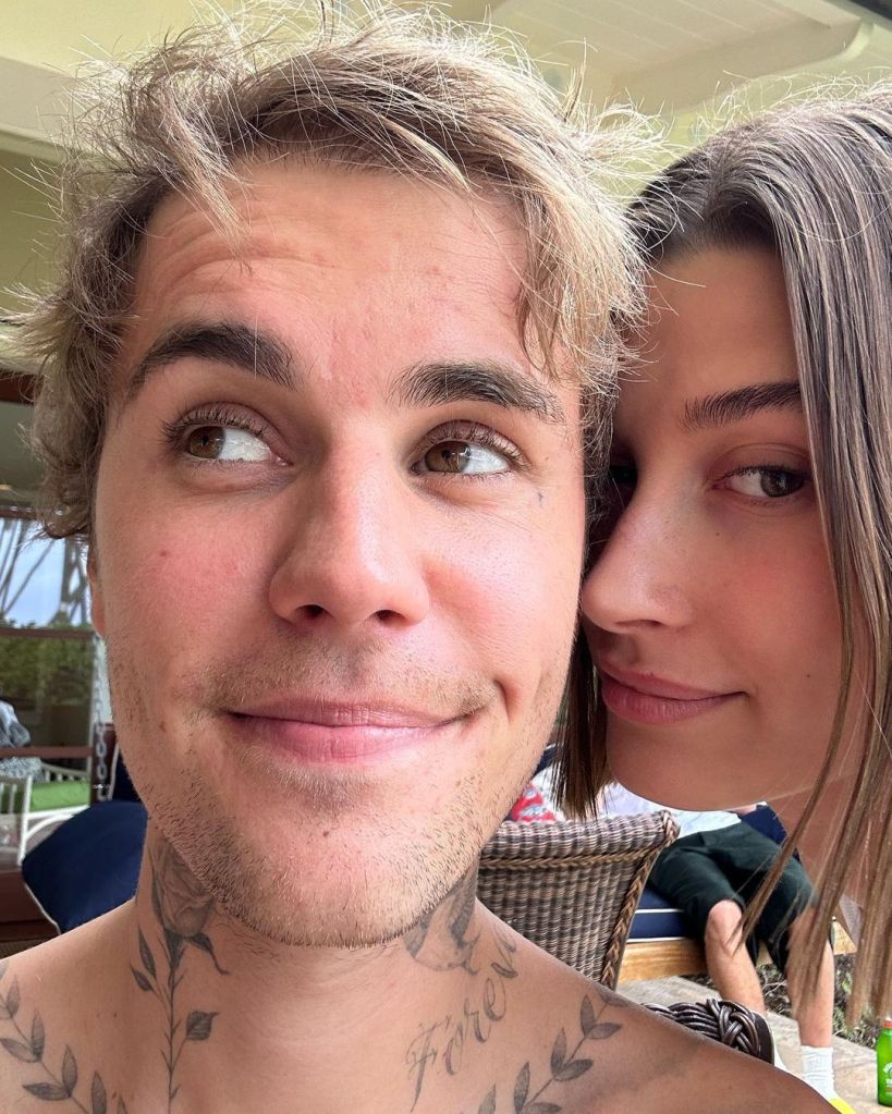 Justin Bieber and Hailey Bieber.