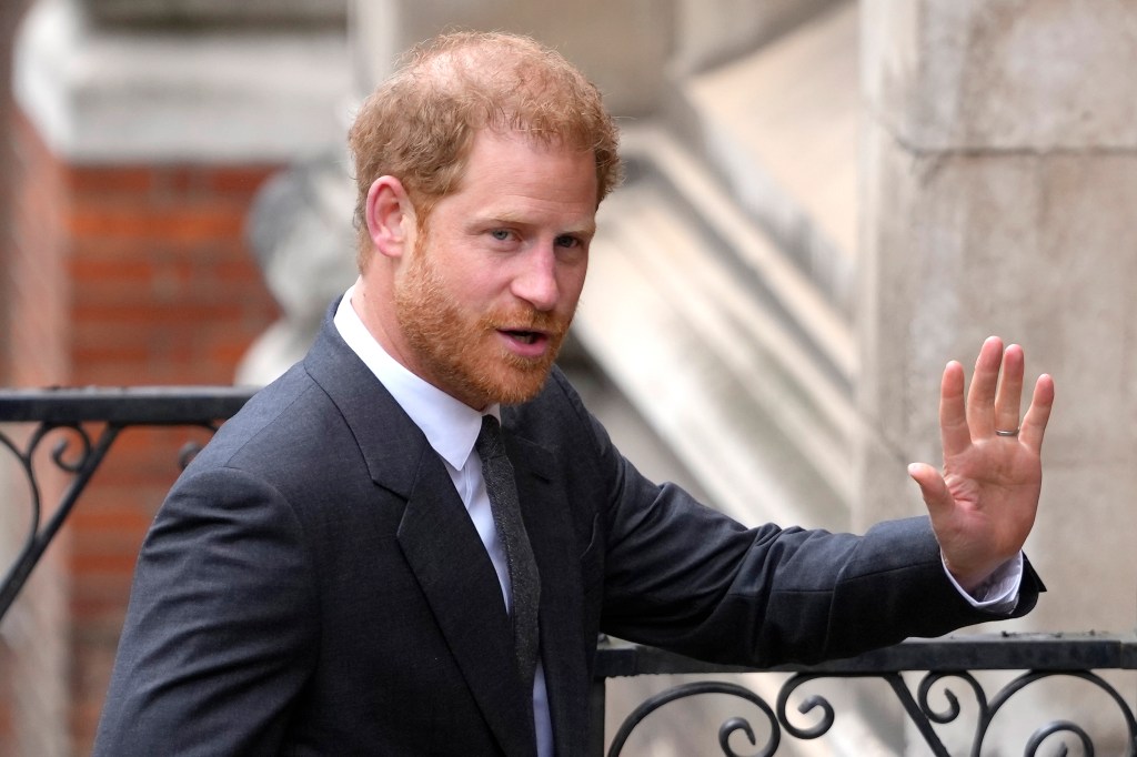 Photo of Prince Harry. 