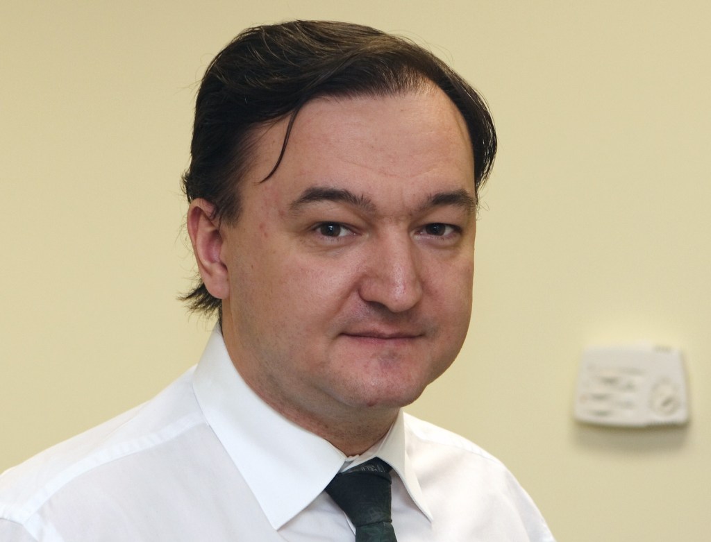 A handout file photo provided on Novenber 15, 2010 by Hermitage Capital Management and taken on December 29, 2006 shows Russian lawyer Sergei Magnitsky in Moscow