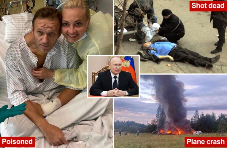Mysterious deaths and close calls of Vladimir Putin’s foes