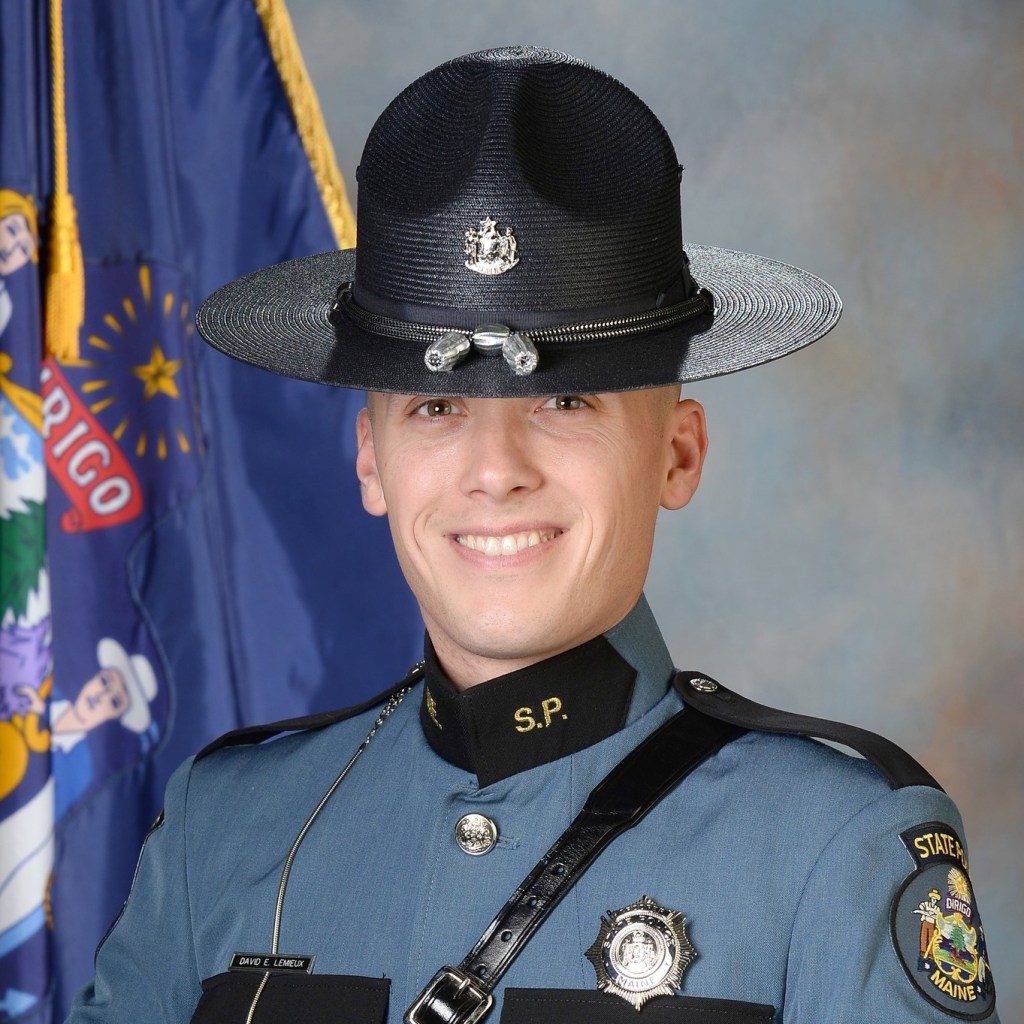 Trooper David Lemieux also suffered broken bones.