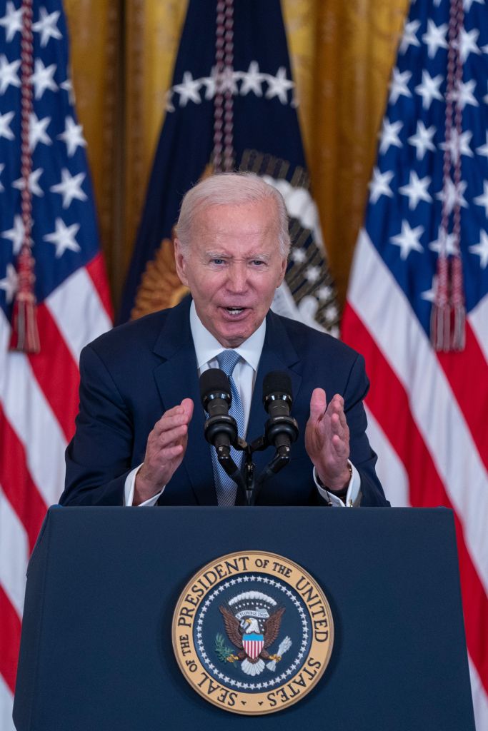 Biden delivers remarks during an event on lowering health care costs at the White House in Washington, DC, USA, 29.