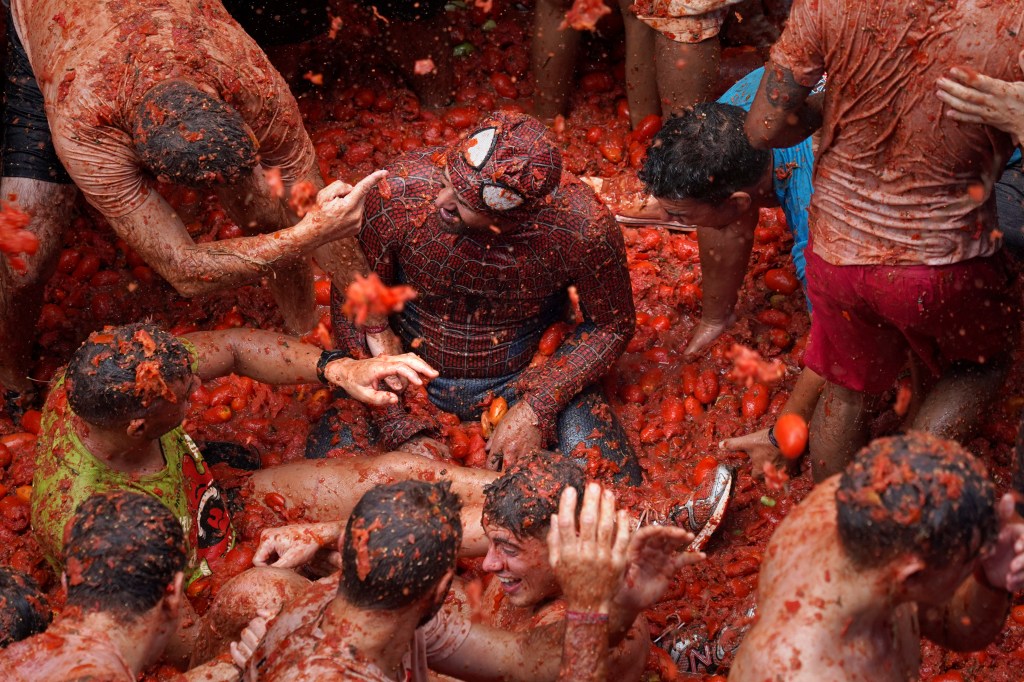 “Tomatina” tomato fight fiesta