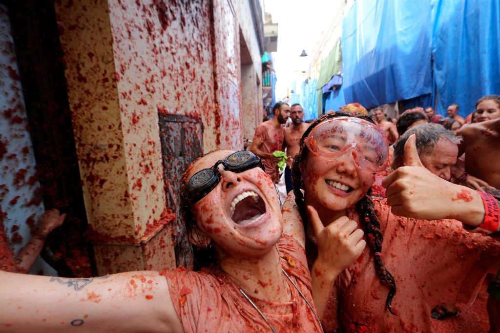 “Tomatina” tomato fight fiesta