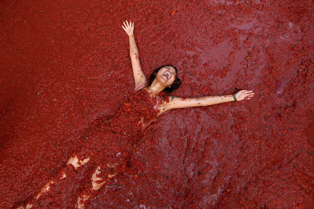 “Tomatina” tomato fight fiesta