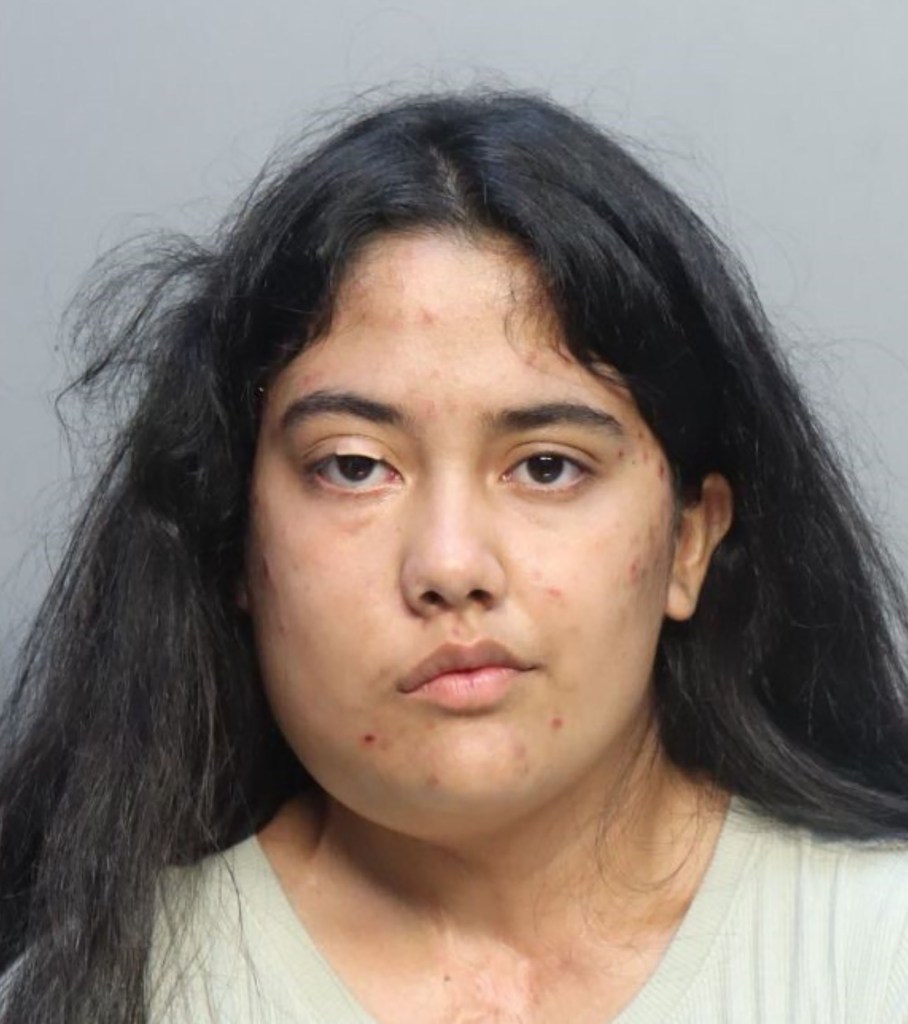 Jazmin Paez, 18, was arrested on July 18. 