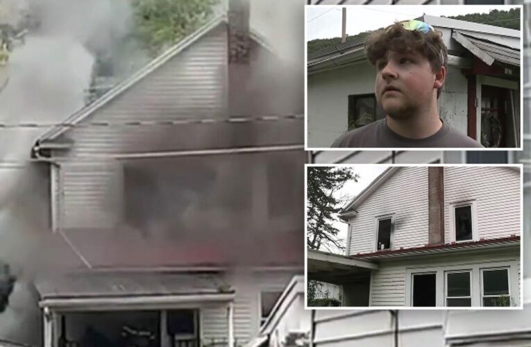 Pennsylvania neighbors rescue woman from burning house