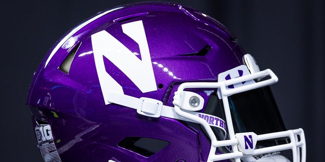 Northwestern Wildcats helmet