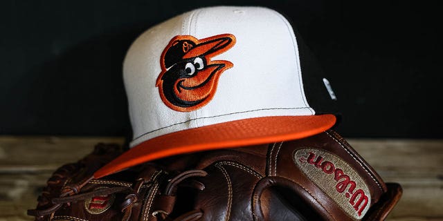 Orioles hat at Camden Yards