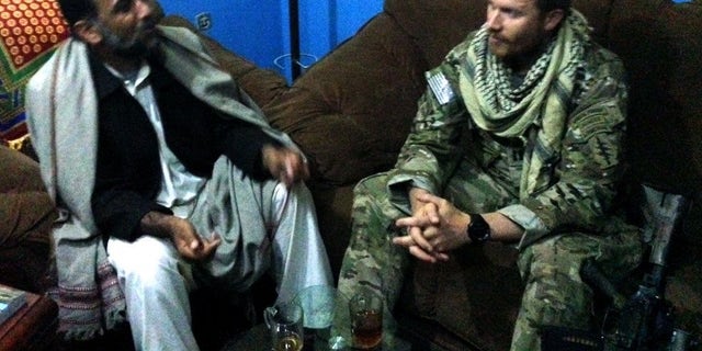 John Paluska in Afghanistan