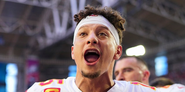 Patrick Mahomes screams