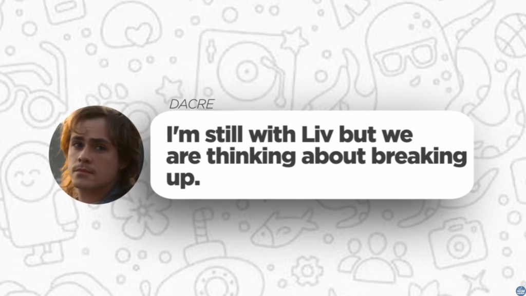 The fake actor told McKayla to keep the relationship quiet since he was still in a relationship with Pollock. 