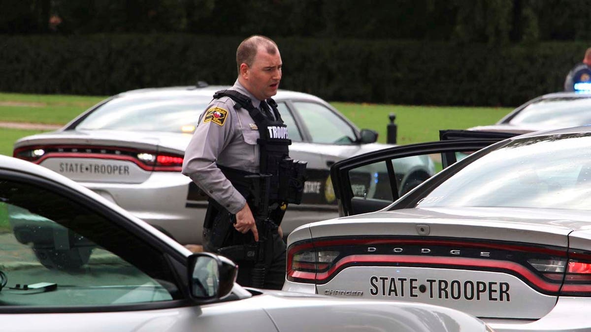 Law enforcement respond to the University of North Carolina at Chapel Hill