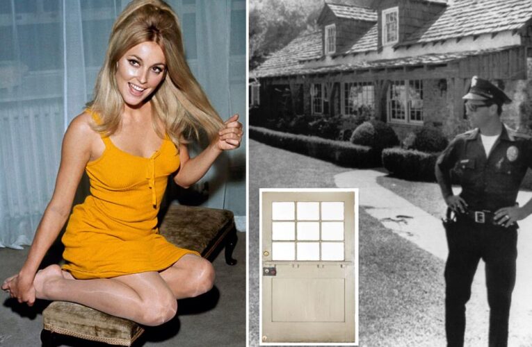 Door to home where Sharon Tate was murdered by Charles Manson followers up for auction