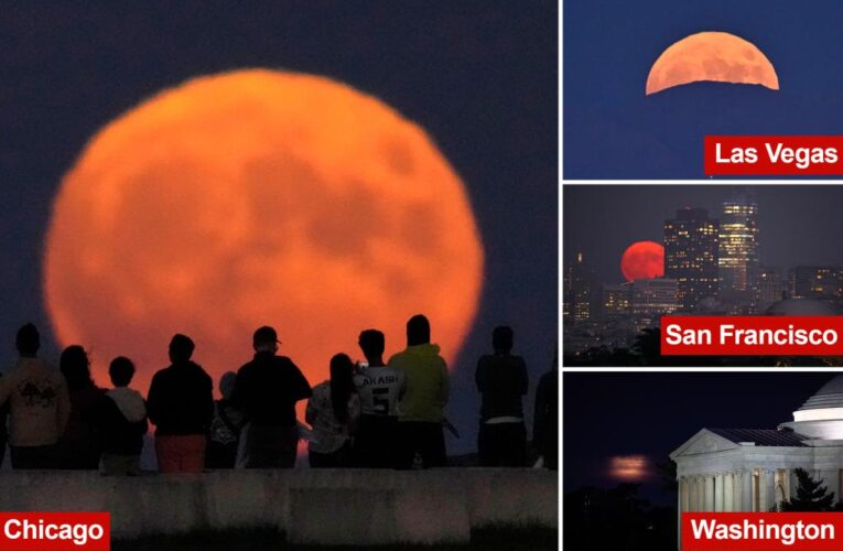 Rare blue supermoon dazzles stargazers around the globe