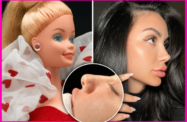 ‘Barbie nose’ trend is viral on TikTok amid Barbiecore craze