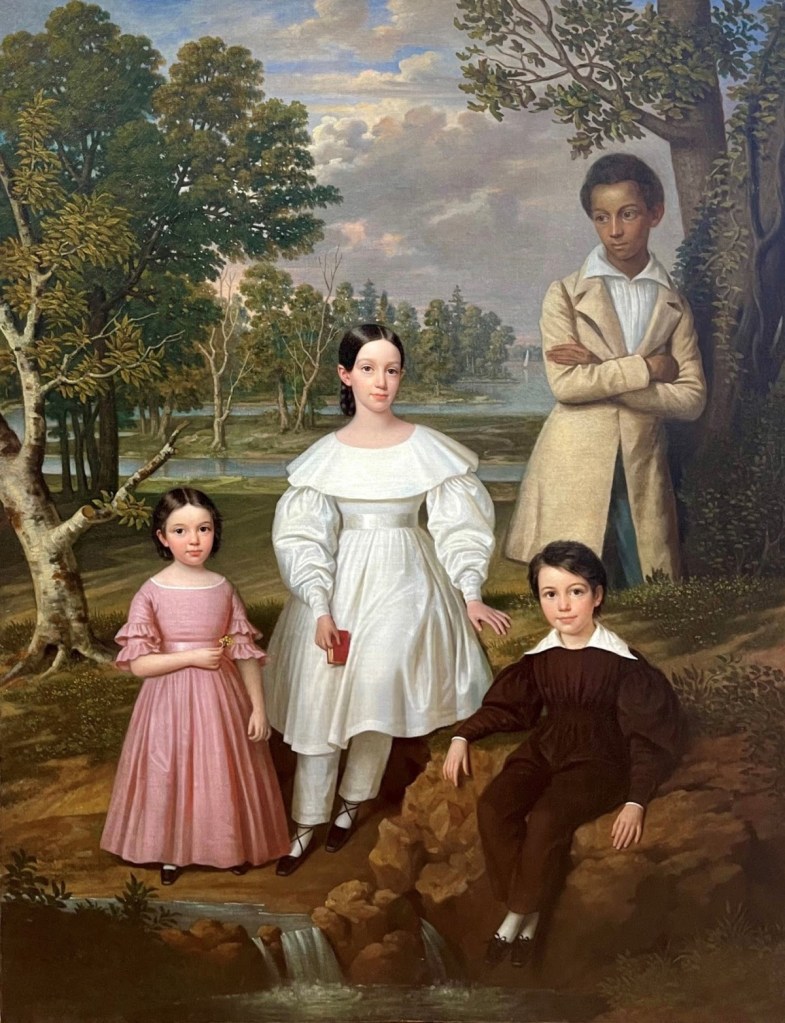 "Bélizaire and the Frey Children" has been restored to include the enslaved boy for whom it was named.