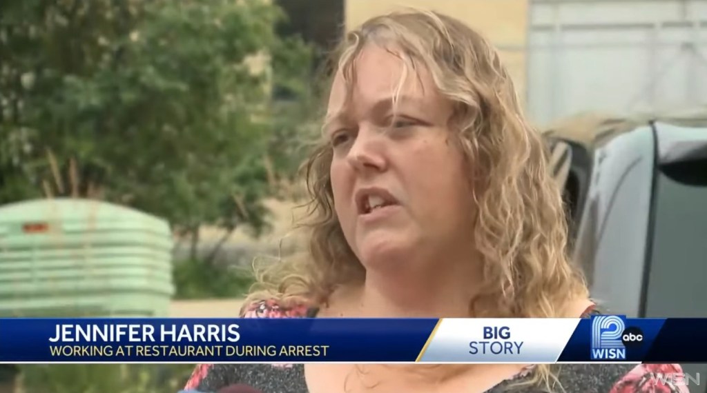 Jennifer Harris had been employed by Applebee's for close to 12 years before being fired following the incident. 