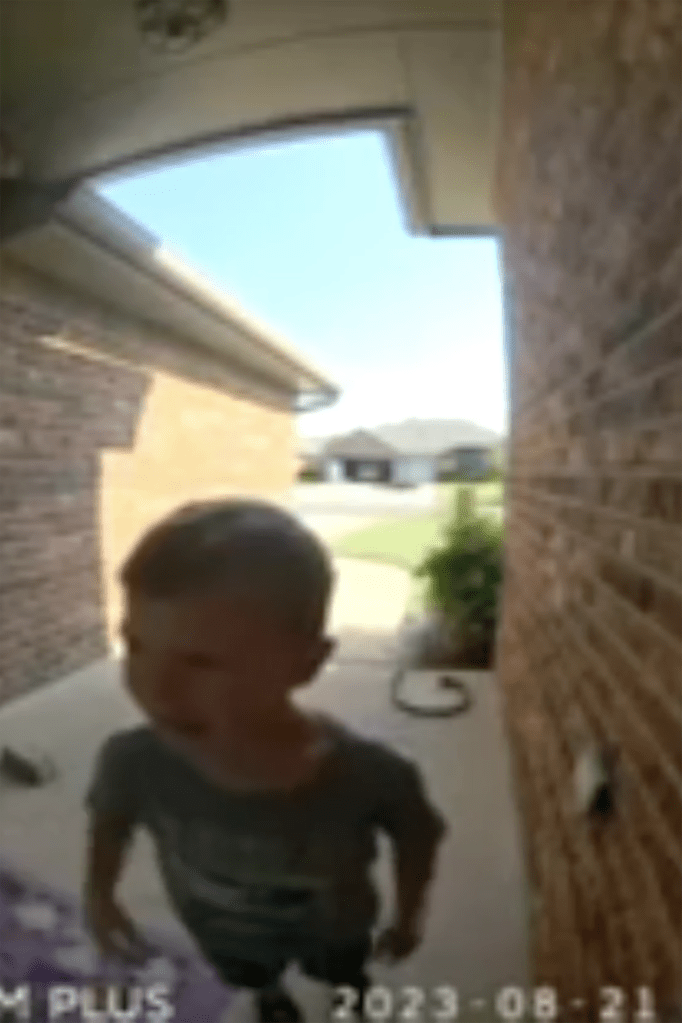 The 5-year-old boy asked the person who lived at the home on their Ring cam: "Will you help me find my mommy?"