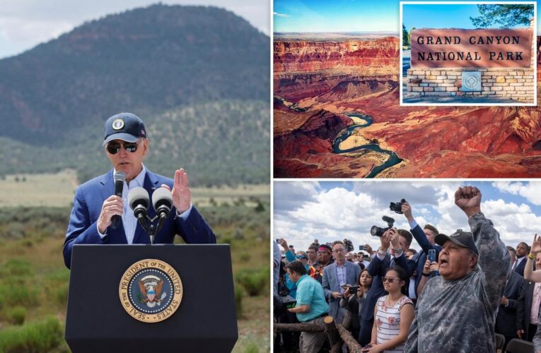 Joe Biden labels Grand Canyon one of world’s ‘nine wonders’