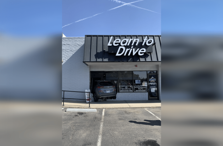 Colorado driving school instructor plows through front of business’s building