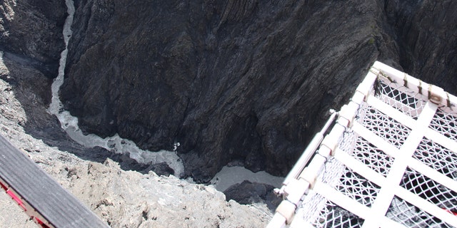 narrow ravine at Denali National Park