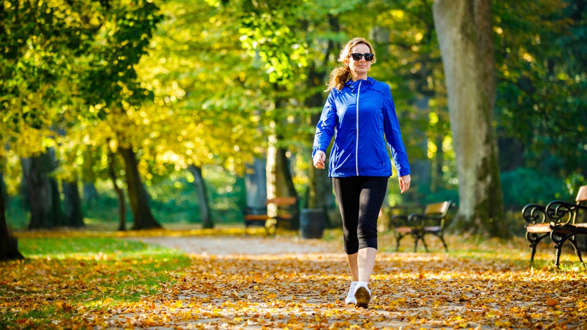 woman in the park