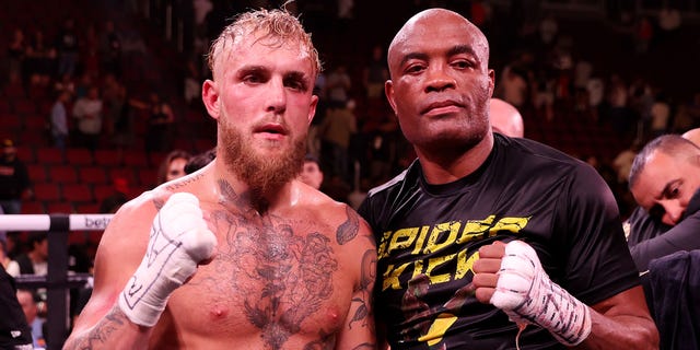 Jake Paul and Anderson Silva