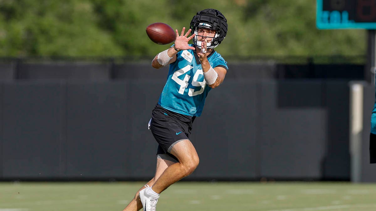 Josh Pederson during training camp