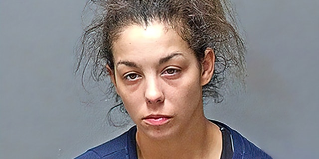 Kayla Montgomery's mugshot.