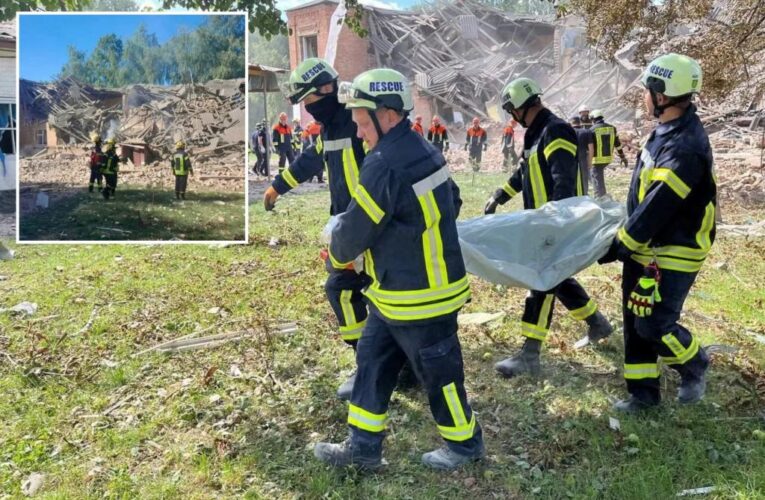 Russian drone attack on Ukrainian school leaves two school workers dead, three wounded