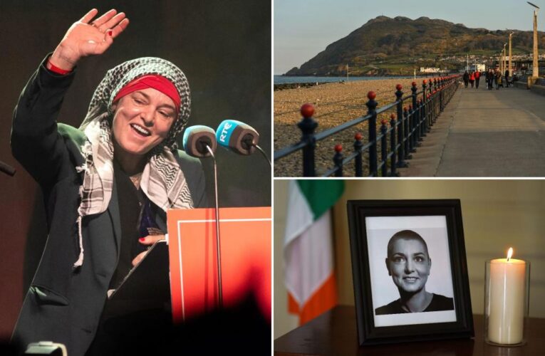 Sinéad O’Connor’s family reveals public tribute on day of singer’s funeral