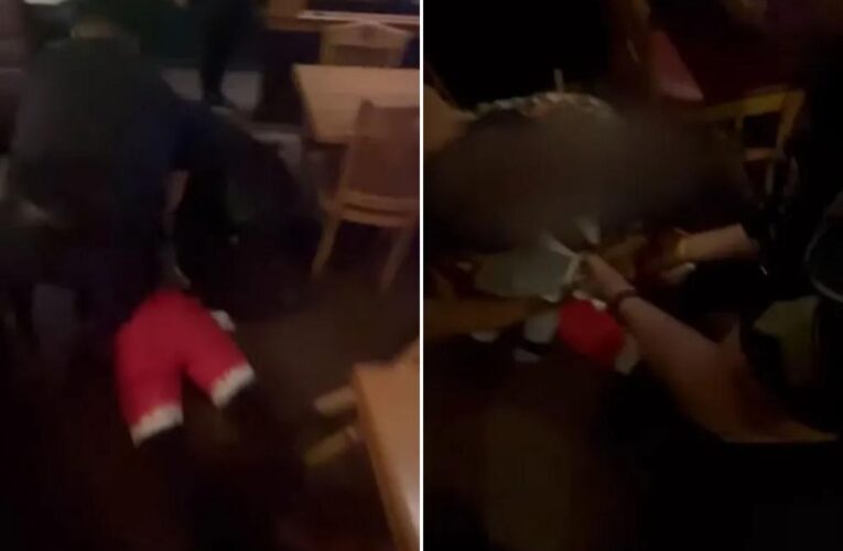 Man mistakenly beat down by cops in WI Applebees with ‘baby in his arms’ as real hit-and-run culprits hide in bathroom