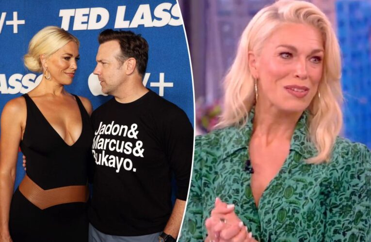 Hannah Waddingham praises Jason Sudeikis for not being intimidated by her height