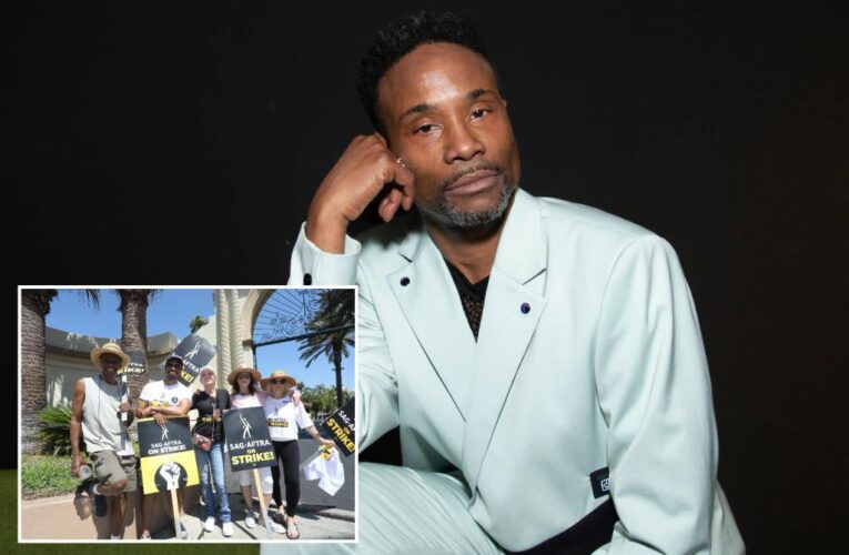 Billy Porter says he is forced to sell his house because of Hollywood SAG-AFTRA strikes