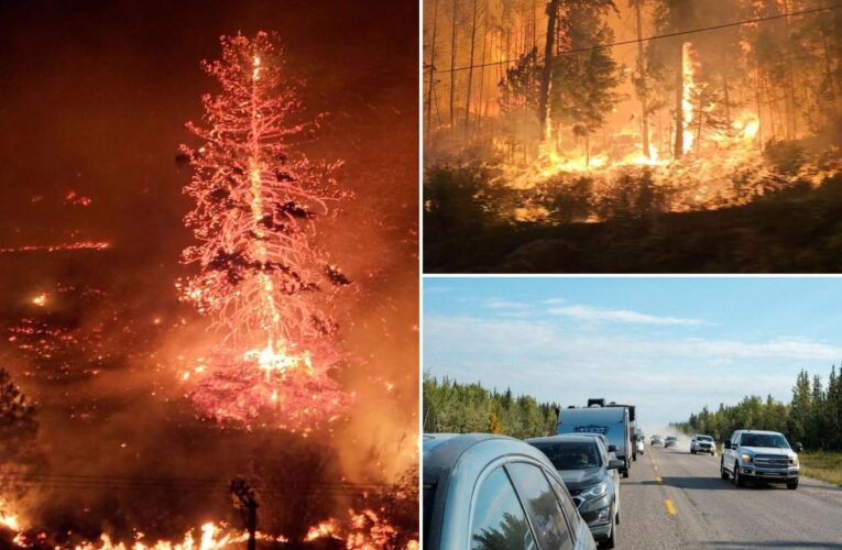 Canada wildfires intensify, doubling evacuations to over 35,000 people