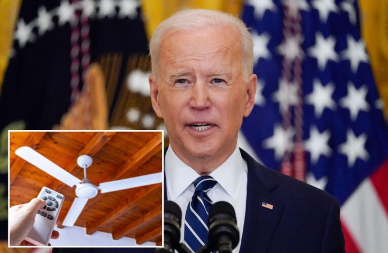 Biden admin’s latest home appliance crackdown: ceiling fans