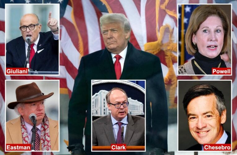 Who are the six co-conspirators in Trump’s latest indictment on election interference?