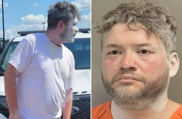 Road rage suspect spray paints victim’s face white before having can turned on him