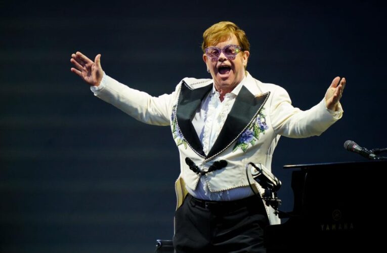 Elton John briefly hospitalized after falling in French villa